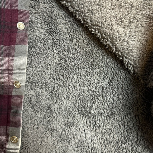 Vintage JNCO Sherpa Lined Plaid Jacket Large - Picture 6 of 6